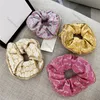 Color Matching Hair Ties Elastic Rubber Bands Plaid Pattern Scrunchies Hairs Ring For Girl Casual Headdress