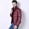 2021 зимние мужские повседневные куртки молнии пальто перо пуховик мужская мода стройная подходящая верхняя одежда бренд мужские пуховые пальто Parkas G1115