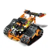 Mold King DIY Smart RC Robot Car Block Building Programmerbar Bluetooth App/2.4G Stick Control Monterad Robot Toy