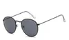 Lyxig vintage spegel märke designer solglasögon kvinnor / män klassisk runda utomhus solglasögon UV400 Oculos de Sol Gafas