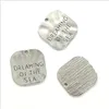 Lot 100 sztuk Dreaming of the Sea Antique Silver Charms Wisiorki Biżuteria DIY Na Naszyjnik Bransoletka Kolczyki Retro Styl 20 * 19mm DH0860