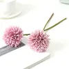 シミュレーションフラワータンポポスモールボール菊造花リビングルーム装飾鉢植えの絹フェイブ花