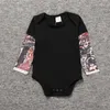 Tattoo Baby Kleding Lange Mouw Bodysuit Unisex Pasgeboren Jumpsuit 100% Katoen Lange Mouw Voortijdige Kleding Boy Shirts Kostuums 210413