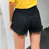 Women's Shorts High Waist Jeans Women 2023 Casual Summer Denim Sexy Fishnet Splice Beach Ma8