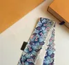 브랜드 말 인쇄 스트랩 스카프 2023 여성 실크 스카프 패션 헤드 스카프 헤드웨어 긴 흉터 가방 액세서리 리본 8x120cm