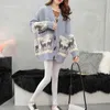 Kvinnor Tjock Deer Cardigans Vinter Casual Chic Streetwear Sticka Ytterkläder Koreansk Jul Höst Lös Stickning Sweater 210419