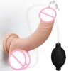Enorme Vibrador Esguichando Godes Ejacular Realista Grande Pnis para As Mulheres Silicone Vagin Massagem sexy Toys Produtos