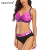 Sexig plusstorlek bikini kvinnor badkläder Push Up Baddräkt Kvinnlig Badstor Baddräkt Summer Beachwear Swimming Suit 5XL 210407