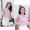 Sleeveless Plus Size Shirt Women Blouse Summer Korean Tops and Blouses Lace Patchwork Blusas 4835 50 210512