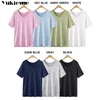 Summer Short Sleeve Cotton Women s Top Female T Shirt Female T Shirts For Women T Shirt Woman Tee Shirt Femme Topps Plus Size 6xl 210412