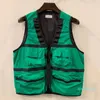 Automne Veste Multifonctionnel Gilet Outillage Poche Gilet Zipper All-match Gilets 5 Couleurs M-2XL