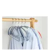 Wieszaki stojaki 5pcs Ubrania ubrania przeciwpoślizgowe szafa na szafę szafy organizator Sweter Spodat