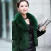 Women's Fur & Faux 2021 Autumn Winter Imitation Coat Women Jackets Short Slim Temperament Jacket Elegant Fashion