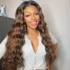 4/27 Hoogtepunt Pruik Braziliaanse Body Wave Pruik Hoogtepunt Kant Voor Menselijk Haar Pruiken Honingblond Ombre Kant Voor Pruik Remy