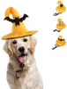 犬のカボチャの帽子ペットハロウィーンドッグアパレルコスチュームヘッドウェア猫と小型犬のコスプレアクセサリースパイダースケルトンバット