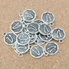 100Pcs Iniziale Alfabeto Disco "v" Pendenti di Fascini in lega Per Monili Che Fanno Braccialetto Collana Accessori FAI DA TE 14.8x28.2 MM A-390