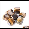 Arts And Arts, Crafts Gifts Home & Gardennatural Crystal Chakra Stone 7Pcs Set Natural Stones Palm Reiki Healing Crystals Gemstones Yoga Ener