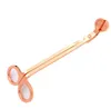 Stainless Steel Snuffers Candle Wick Trimmer Rose Gold Candle Scissors Cutter Candle Wick Trimmer Oil Lamp Trim scissor Cutter DHL Shipping