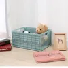 Transparent Foldable Car Storage Boxes with Lids Clothes Underwear Socks Toys File Plastic Storage Organizer Box