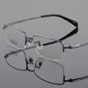 Viodream Pure Titanium Eyeglasses Men Boy Man Optical Frame Recept Spectacle Square Glasses Oculos de Grau TG8906 Fashion Solglasögon