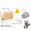 Electronic Remote Control Mouse Toys for Cats Toy Interactive Cat Teasing Plush Emulation Rat Mice 360 Rotating Toy for Dog Pet 211122