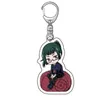 Jujutsu Kaisen Porte-clés homme Nanami Kento Porte-clés femmes Anime pendentif Porte-clés Couples pour pantalons pour la mode Porte Clef en métal