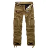 Pantaloni tattici caldi in pile invernale Pantaloni in cotone con zip Pantaloni larghi verde militare Pantaloni cargo da uomo Casual Plus Addensare Pantaloni taglia 40 211108