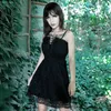 Traf Summer Sexy Dress Women Y2k Gothic Clothing Vintage Harajuku Girls Party Dresses Punk Vestidos Toppies 92157 210712