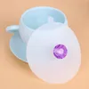 실리콘 물 마시는 컵 뚜껑 다이아몬드 재사용 가능한 찻잔 커버 안티 먼지 매트 씰 내열성 머그잔 Drinkware 모자 뚜껑 CG0309