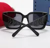 Gafas de sol de diseño de lujo de moda para mujeres para hombre Gafas de conducción al aire libre de alta calidad Marco de oro redondo de playa Caja de gafas de sol polarizadas