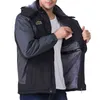 Män Jacka Märke Vindskyddad Windbreaker Vinter Parkas Plus Tjock Varm Militär Hooded Size Coat 211214