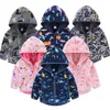 Baby Herbst Kleidung Langarm Cartoon Fleece Jacke 2t-6t Kinder Winter Warme Tops Jungen Mädchen Pullover Outfit 211011