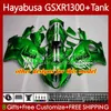 Body OEM + Réservoir pour Suzuki Hayabusa GSXR 1300CC GSXR-1300 1300 CC 1996 2007 BLANC GLOSSY 74NO.123 GSX-R1300 GSXR1300 96 97 98 99 00 01 GSX R1300 02 03 04 05 06 07 Kit de carénage