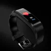 Bluetooth Smart Watch Men Femmes Monice de pression artérielle Braceuse de tracker de fitness étanche Bande de moniteur cardiaque