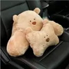 Cute Toon Bear Servical Lumbar Support Samochód Neckillow Headrest Pillow