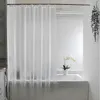Полупрозрачный душевой занавес сгущает EVA ванная комната занавес милдизащитный ванна Экран роскошных разделов с крючками домашнего декора 210609