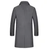 BOLUBAO Men Winter Wool Blend Coat Quality Brand Men Fashion Casual Wool Overcoat Luxurious Slim Wild Wool Coats Male 210518