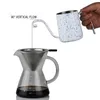 Koffiezetapparaat Mocha Pot met afdrukken roestvrijstalen filter bonenmelk maken Tool Espresso Percolator Tool 210423