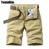 Carga shorts homens verão militar montanhismo tático moda calça de moletom casual rodando mais tamanho 210629