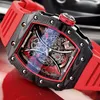Wristwatches FEICE Top Brand Sapphire Glass Men Watches Luxury Mechanical Wristwatch Hollow Waterproof Mens Fashion Reloj Hombre