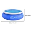 PVC Inflatable Swimming Pool Large Thickened Bath Water Sports Summer Training Ocean Ball Pond for Adults & Children Home Use Outdoor Garden Kids Swim Wading Exercise