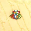 Melty Cube Enamel Pin Custom Colorful Toy Brooch Bag Clothes Lapel Pins Badge Cartoon Jewelry Gift for Kids Friends6034996