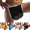 Underbyxor Män Underkläder Sexiga Boxer Shorts Bricks Trunks Sova Lounge Pajama Gay Man Erotisk Underkläder