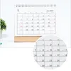 Simple 2022 Desk Calendar Creative Desktop Ornaments Portable Work Note Calendars New Year Planner Daily Scheduler School Office Customizable HY0098