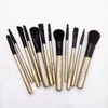 12pcs-KY Cosmetics Makeup Brushes Set Foundation Blush Eye Make up Brush Set brocha de maquillaje Kit