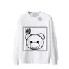 Mode Mäns Hoodies Classics Bear Print Kvinnor Sweatshirts 21SS Casual Loose Couple Pullover Hip Hop Outfit Outdoor Sport Hoodie