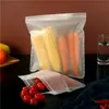 S / M / L / l إيفا حقيبة تخزين الغذاء الحاويات الثلاجة الطازجة قابلة لإعادة الاستخدام الفاكهة الختم أكياس ختم المطبخ منظم الحقيبة