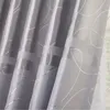 Popangel Luxury Silvered Thickening Customized Finished Blackout Thermal Insulated Living Room Window Curtain and Tulle 211203