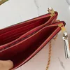 Vrouwenontwerpers schoudertassen mode dubbele zip handtassen mini pochette crossbody tas portemonnee dame portemonnees kaarthouder