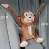 Creative Toon Ornaments Dekoration Monkey Hängande Vävnadsboxar Pappershållare Förvaring Interiörbil Tillbehör för Home Auto